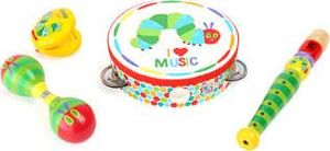 Small Foot Zestaw muzyczny zabawka dla dzieci Bardzo Głodna Gąsienica, zabawka montessori uniw 1