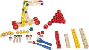Small Foot Zestaw do konstrukcji Śrubki 97 elementów- zabawka konstrukcyjna dla dzieci uniw 1