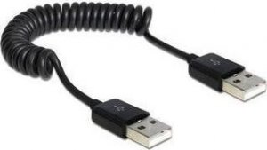 Kabel USB Delock USB-A - USB-A 0.6 m Czarny (83239) 1