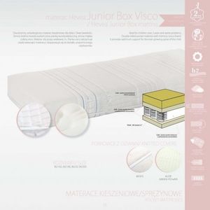 Hevea Materac kieszeniowy Hevea Junior Box Visco 90/200 uniw 2