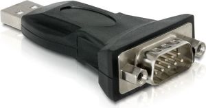 Adapter USB Delock USB - RS-232 Czarny  (61460) 1