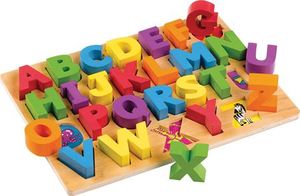 BigJigs Puzzle alfabet dla dzieci ABC , nauka czytania i literek uniw 1