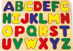 Small Foot Drewniana układanka - Alfabet, nauka literek dla dzieci uniw 1
