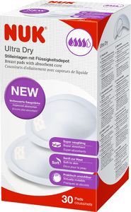 NUK Įdėklai į liemenėlę NUK Ultra Dry, 30 vnt.​ 1
