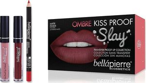 Bella Pierre Zestaw do ust Ombre Kiss Proof Slay, Nude & 40's Red 1