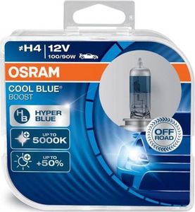 Osram Automobilinės lemputės Osram Cool Blue Boost H4, 100/90W, 2 vnt. 1