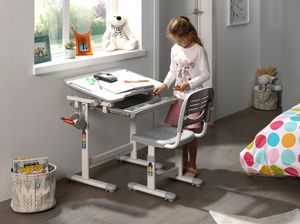 Vipack Vipack COMFORTLINE biurko dla dziecka z krzesłem - zestaw SILVER uniw 1