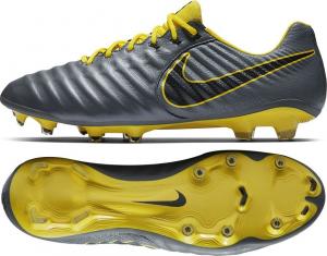 Nike Buty piłkarskie Tiempo Legend 7 Elite FG szaro-żółte r. 42 (AH7238 070) 1