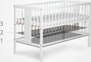 Lovytė Klupś Giraffe 120x60, balta/ruda 2