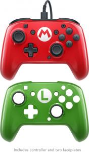 Pad PDP SWITCH Pad przewodowy Delux Pro FACEOFF MARIO 1