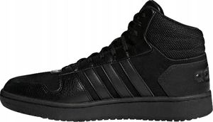 Adidas Buty męskie Hoops 2.0 Mid czarne r. 47 1/3 (B44649) 2