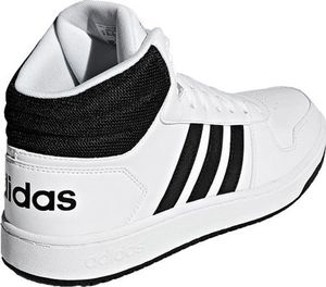 Adidas Buty męskie Hoops 2.0 Mid białe r. 42 2/3 (BB7208) 5