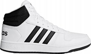Adidas Buty męskie Hoops 2.0 Mid białe r. 47.3 (BB7208) 2