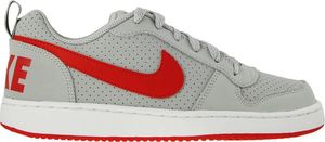 Nike Buty dziecięce Court Borough Low Gs szaro-czerwone r. 36 1/2 (839985-003) 1