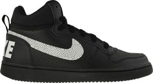Nike Buty dziecięce Court Borough Mid Gs czarno-białe r. 37 1/2 (83997-006) 1