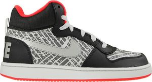 Nike Buty dziecięce Court Borough Mid Prnt Gs czarno-białe r. 36 (845103-002) 1