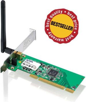 Karta sieciowa ZyXEL ZyAIR G-302 v3 PCI 802.11g, 2.4GHz, 54Mbps 1