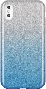 Wozinsky Wozinsky Glitter Case błyszczące etui pokrowiec z brokatem iPhone XS Max niebieski uniwersalny 1