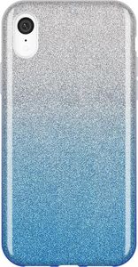 Wozinsky Wozinsky Glitter Case błyszczące etui pokrowiec z brokatem iPhone XR niebieski uniwersalny 1