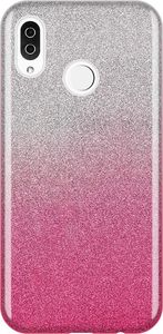 Wozinsky Wozinsky Glitter Case błyszczące etui pokrowiec z brokatem Huawei P20 Lite różowy uniwersalny 1