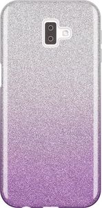 Wozinsky Wozinsky Glitter Case błyszczące etui pokrowiec z brokatem Samsung Galaxy J6 Plus 2018 J610 fioletowy uniwersalny 1
