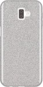Wozinsky Wozinsky Glitter Case błyszczące etui pokrowiec z brokatem Samsung Galaxy J6 Plus 2018 J610 srebrny uniwersalny 1