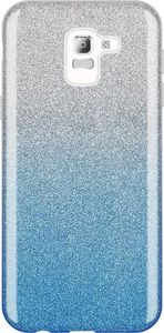 Wozinsky Wozinsky Glitter Case błyszczące etui pokrowiec z brokatem Samsung Galaxy J6 2018 J600 niebieski uniwersalny 1