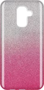 Wozinsky Glitter Case błyszczące etui pokrowiec z brokatem Samsung Galaxy A6 Plus 2018 A605 różowy uniwersalny 1