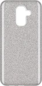 Wozinsky Wozinsky Glitter Case błyszczące etui pokrowiec z brokatem Samsung Galaxy A6 Plus 2018 A605 srebrny uniwersalny 1