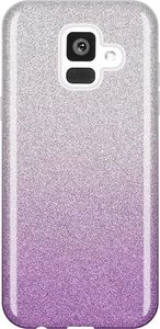 Wozinsky Wozinsky Glitter Case błyszczące etui pokrowiec z brokatem Samsung Galaxy A6 2018 A600 fioletowy uniwersalny 1