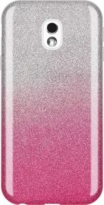 Wozinsky Wozinsky Glitter Case błyszczące etui pokrowiec z brokatem Samsung Galaxy J3 2017 J330 różowy uniwersalny 1