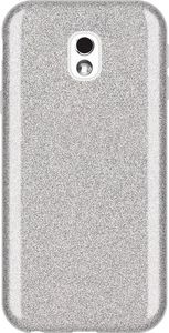 Wozinsky Wozinsky Glitter Case błyszczące etui pokrowiec z brokatem Samsung Galaxy J3 2017 J330 srebrny uniwersalny 1