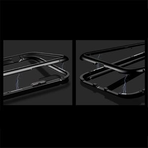 Wozinsky Wozinsky Magnetic Case magnetyczne etui 360 pokrowiec na całą obudowę przód + tył Samsung Galaxy S8 Plus G955 czarno-przezroczysty uniwersalny 9