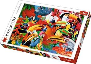 Trefl Puzzle 500 Kolorowe ptaki 1