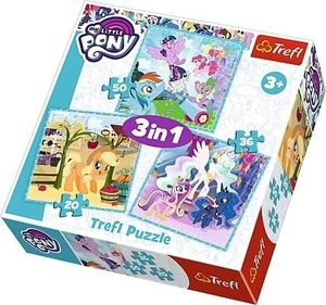 Trefl Puzzle 3w1 Radosne dni kucyków My Little Pony 1