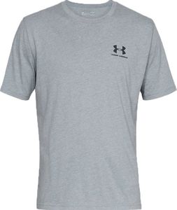 Under Armour Koszulka męska Sportstyle Left Chest Tee szara r. 3XL (1326799-036) 1