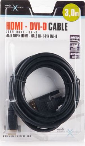 Kabel Natec HDMI - DVI-D 3m czarny (NKA0420) 2