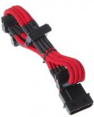 SilverStone Molex - SATA, 0.3m, Czerwony (SSTPP07BTSR) 2