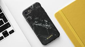 Laut Laut Huex Elements - Etui Iphone Xs / X Z 2 Foliami Na Ekran W Zestawie (marble Black) 4