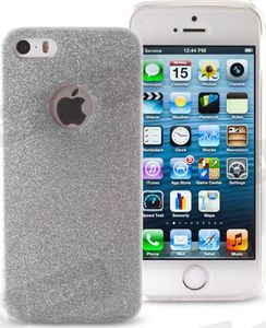 Etui Glitter iPhone 7 srebrne 2