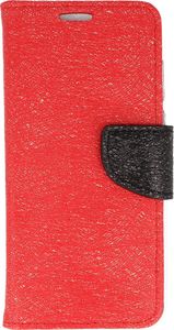 Etui portfel fancy SAMSUNG J5 2017 czerwono-czarny shine uniwersalny 1