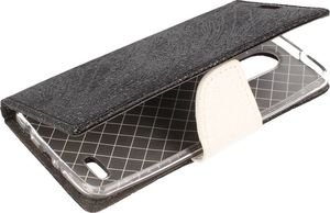 Etui portfel fancy SAMSUNG J5 2017 czarno-biały shine uniwersalny 2