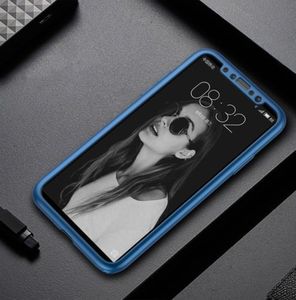 Etui Full 360 SAMSUNG A7 2018 niebieskie uniwersalny 5