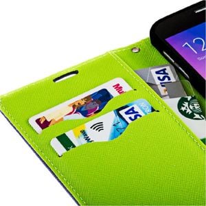 Etui portfel Fancy HUAWEI P30 czarne uniwersalny 3