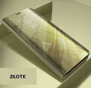 Etui Clear View Cover SAMSUNG S10 LITE złote uniwersalny 5