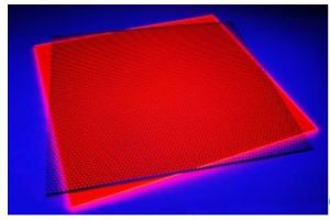 Usorteret Szkło akrylowe GS przezroczyste, czerwone fluorescencyjne 400x400mm (5380994) 1
