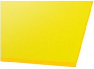 Usorteret Szkło akrylowe GS przezroczyste, żółte fluorescencyjne 400x400mm (5380993) 1