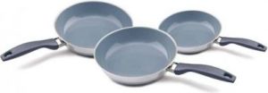 Patelnia Fagor AGD - Produkty : Garnki / patelnie : Mastercook : Mastercook Zestaw 3 patelni ceramicznych Fagor ECOFORZA set (ECOFORZA SET) - ECOFORZA SET 1