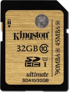 Karta Kingston Ultimate SDHC 32 GB Class 10 UHS-I/U1  (SDA10/32GB) 1