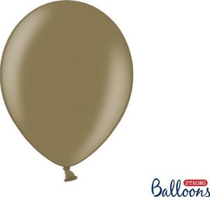 Party Deco Balony Strong, metallic cappuccino, 30 cm, 100 szt. uniwersalny 1